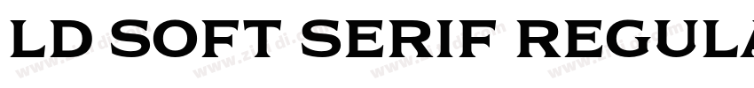 LD Soft Serif Regula字体转换